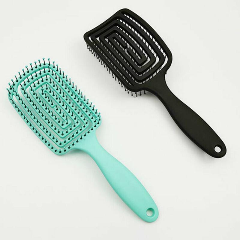 1 Piece Detangling Brush Hair Scalp Massage Comb / Wet Curly Detangle Hair Brush for Salon Hairdressing Styling Tools