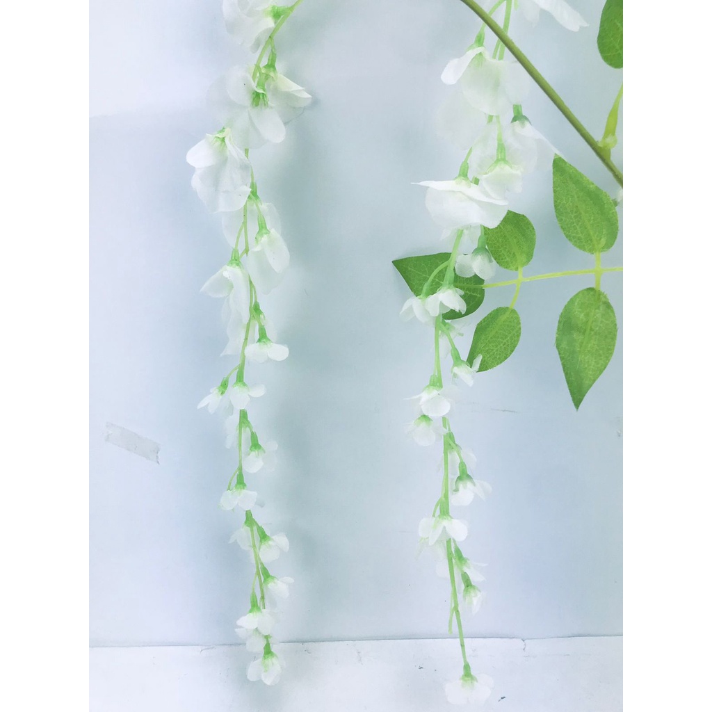 Bunga wisteria plastik * Bunga palsu * Bunga hias * Bunga wisteria dekorasi