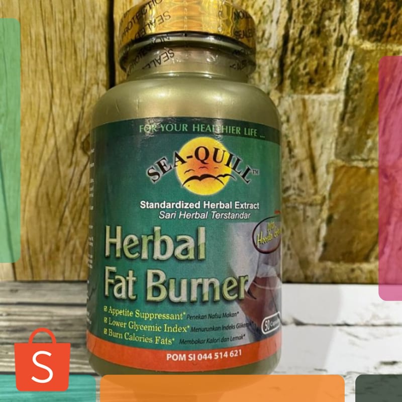 Termurah sea quill herbal fat burner 50 kapsul badan