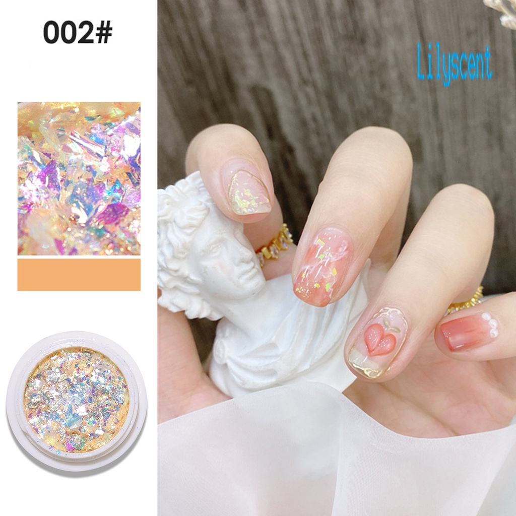 Lily Payet Glitter Portable Warna-Warni Untuk Nail Art