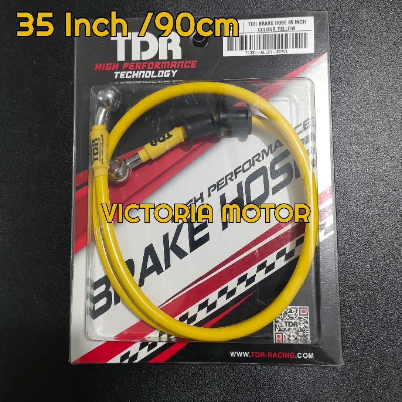 Selang rem motor TDR 35 inch 90cm/ 24 inch 60 cm Warna kuning