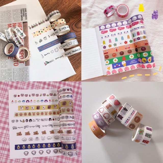 

Washi masking tape simple series selotip 1.5mm x 5m