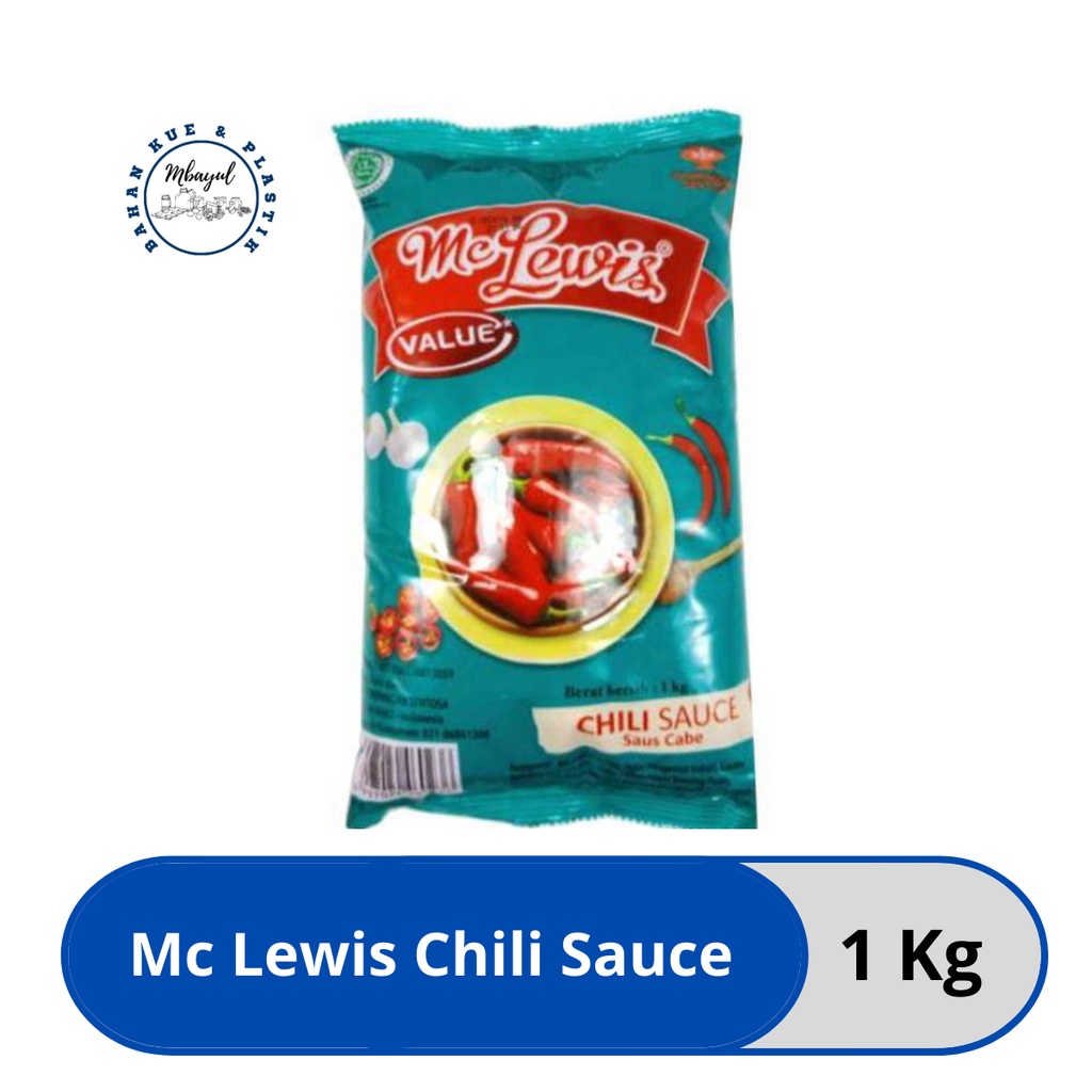 

Mc Lewis Chili Sauce / Saus Cabe 1 Kg