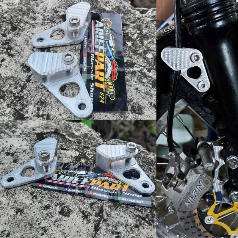 breket selang rem cnc breket selang cnc klem selang rem cnc detail bagus