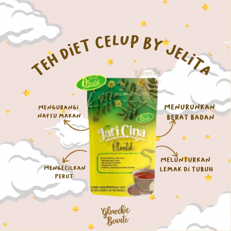 Teh Diet Herbal Celup By Jelita Isi 20 Kantong Tea Original 100 Shopee Indonesia