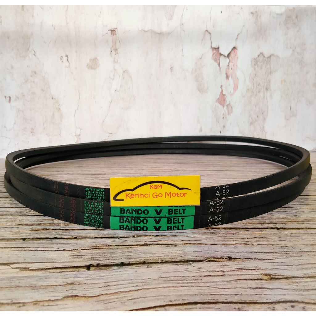 BANDO VAN BELT A-52 V BELT TALI KIPAS A52 FAN BELT VANBELT POLOS A-52