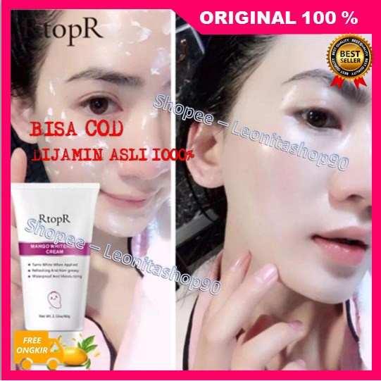 [BISA COD] RtopR Mango Whitening Cream Pemutih Pelembab Wajah Muka Tubuh 100% ASLI