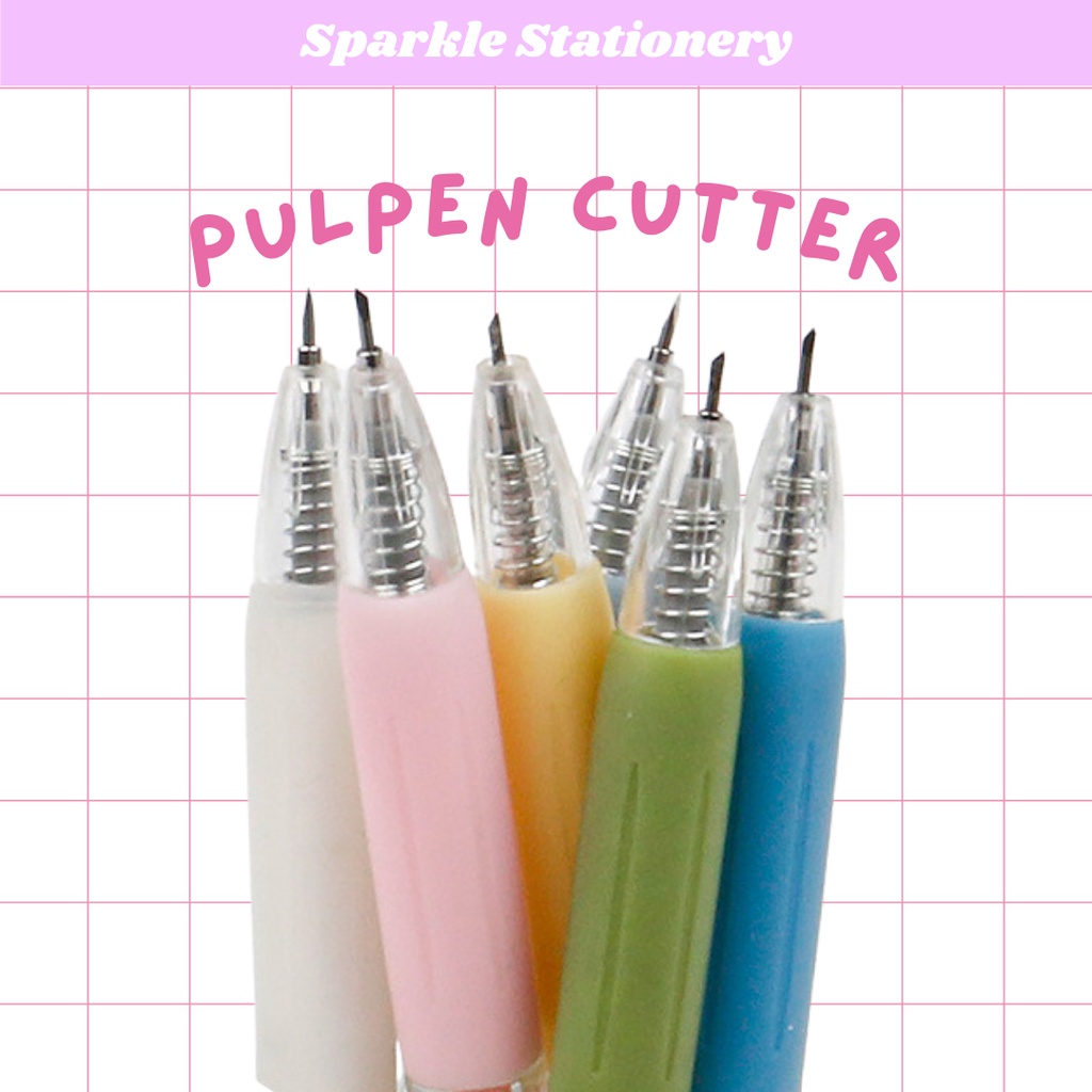 

Pulpen Cutter Mekanik Paper Carving Pen DIY Bujo Knife