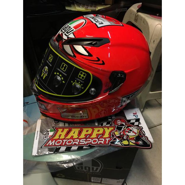 HELM AGV CORSA IANONE ITALY LIMITED EDITION SIZE