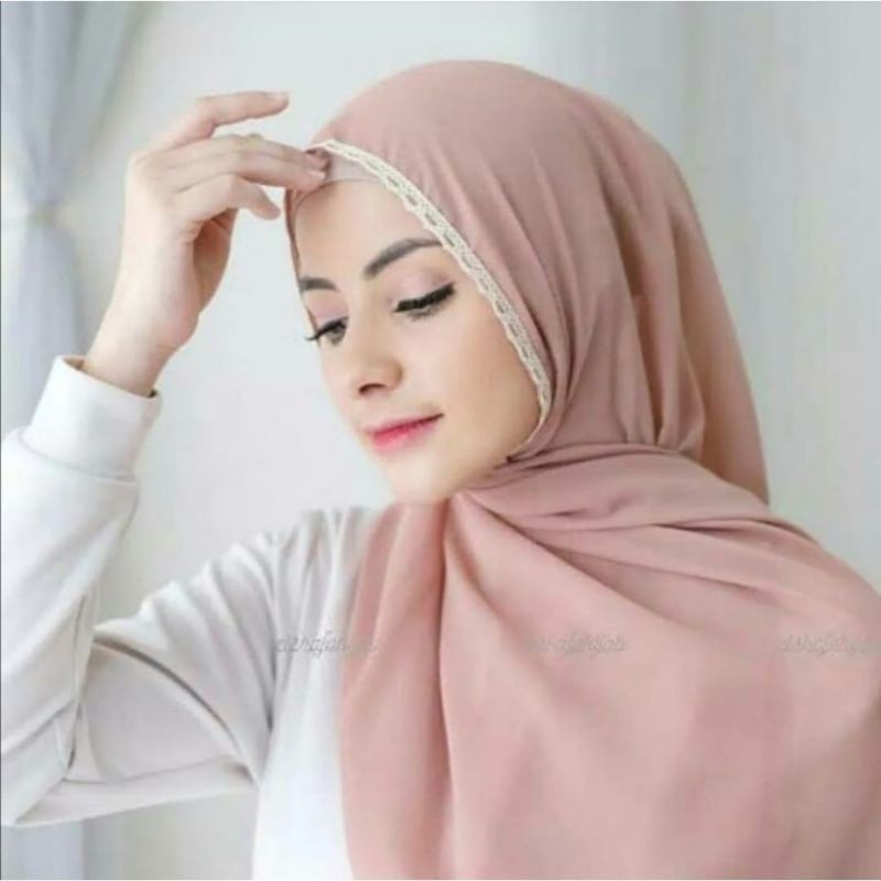 VIANA RENDA PASHMINA TALI INSTANT NON PET ANTEM HIJAB