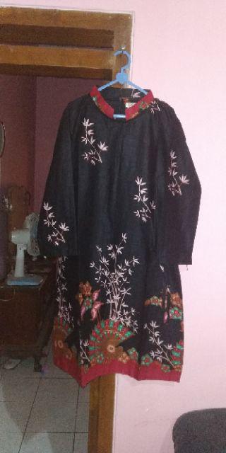 Terlaris Serut Genes Jelita Tunic Navbor Yelbor Whitbor Creambor Tunik Batik Modern Hrb030 Dolbi Dob