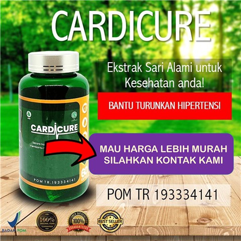 Cardicure Obat - Herbal Hipertensi - Jantung Koroner
