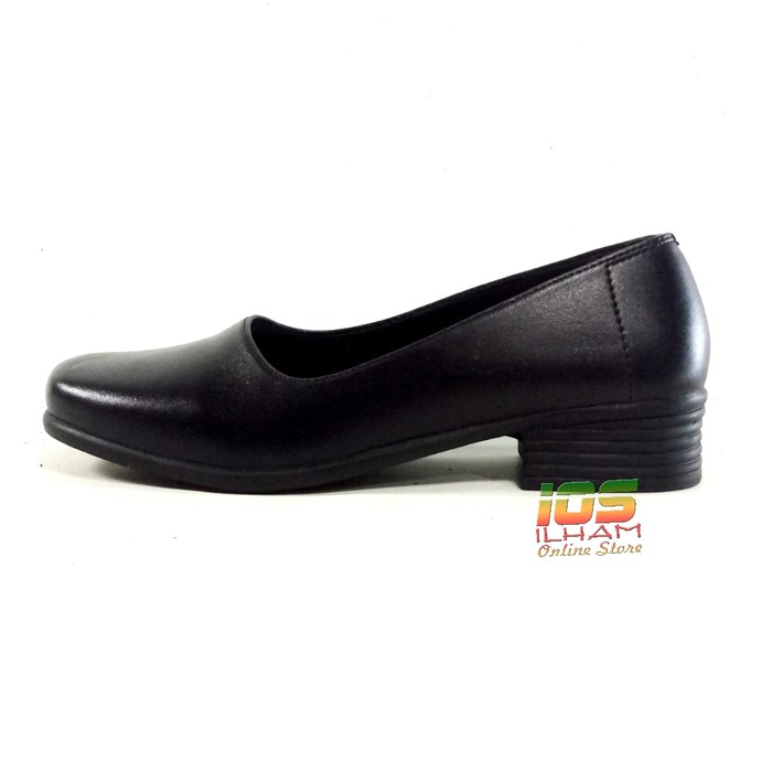 Vinus V.04 Sepatu Pantofel Wanita Guru Kerja Kantor Hak 3cm Size 37-41