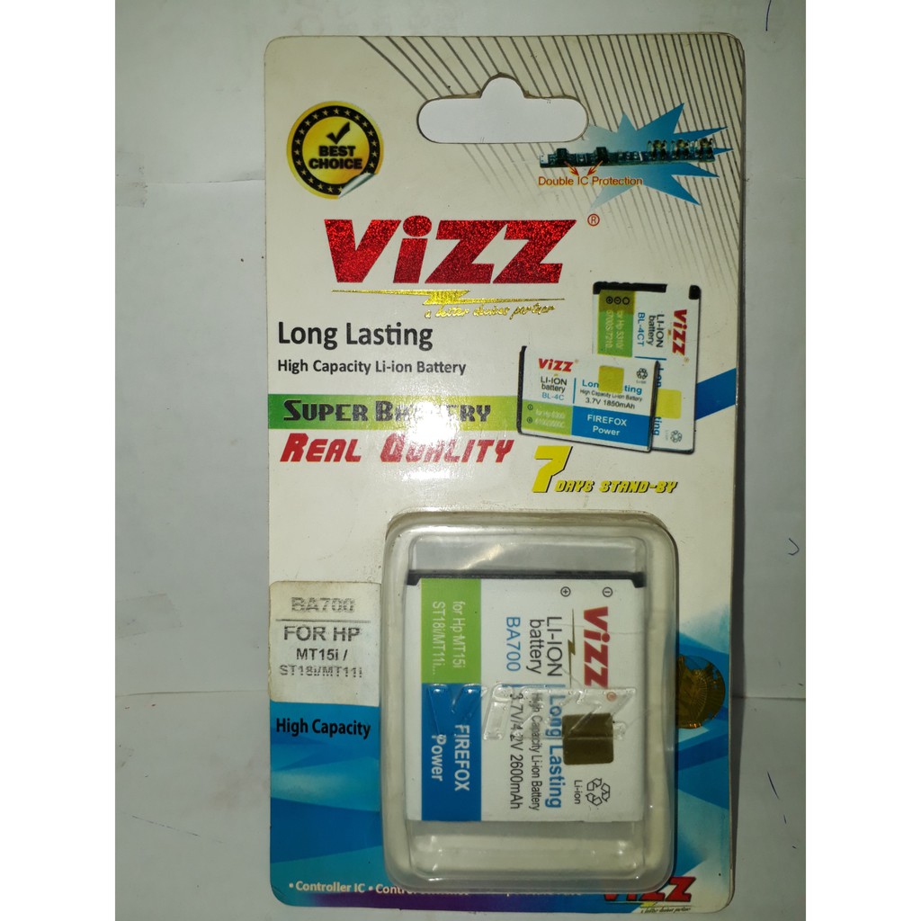 BATERAI SONY BA 700 Xperia Neo/Ray/Pro DOUBLE POWER VIZZ