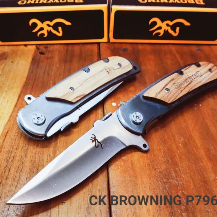 Kit | Pisau Lipat Tactical Army [Ck Browning 338/P796] Pocket Knife Survival