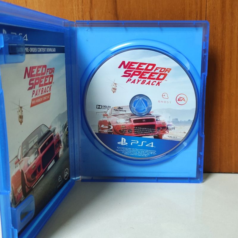 NFS Payback PS4 Kaset Need For Speed Pay Back PS4 Balapan Mobil Playstation PS 4 5 CD BD Game Needforspeed heat rival rivals games nfspayback balap race racing car modif modification nascar region asia ori petualangan asli original reg 3 reg3