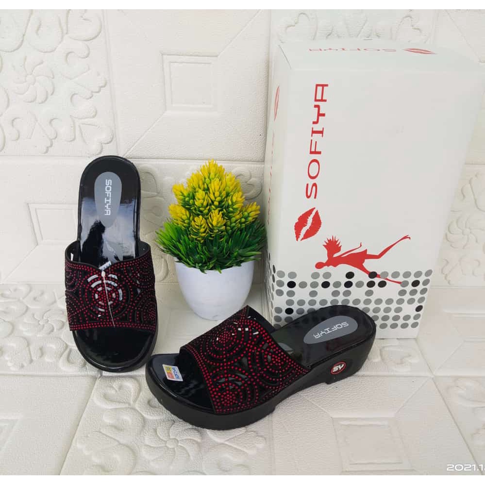 Sandal wanita /Sandal wanita Sofiya/Sandal Sofiya/Sandal Pesta/Sendal hell Wanita/Sandal Wanita Kekinian hak 5.cm-1