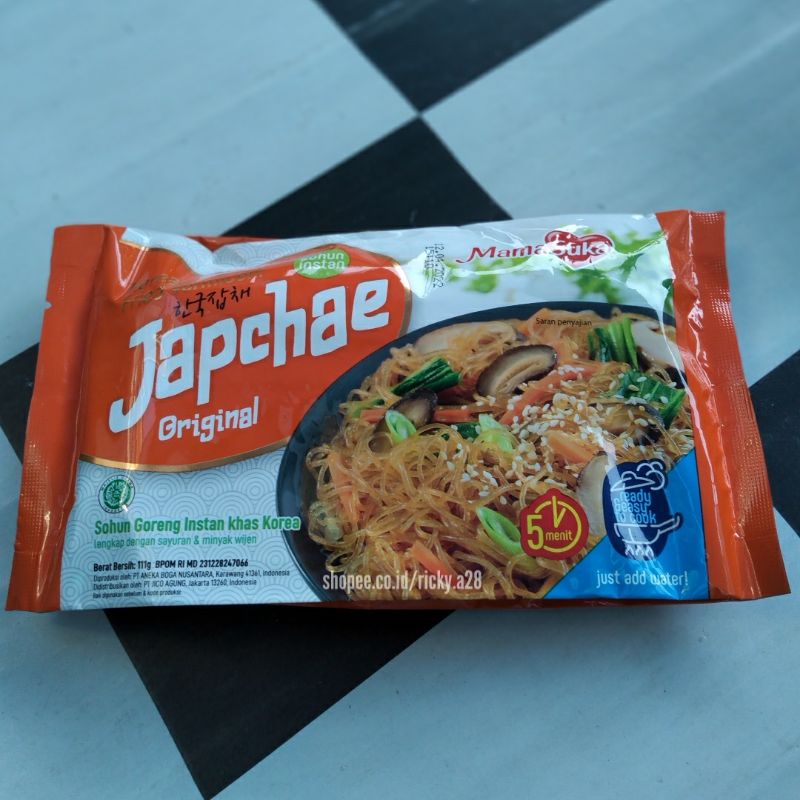 

Japchae Bihun Sohun Goreng Instan Khas Korean Original Fried Vermicelli 111gr