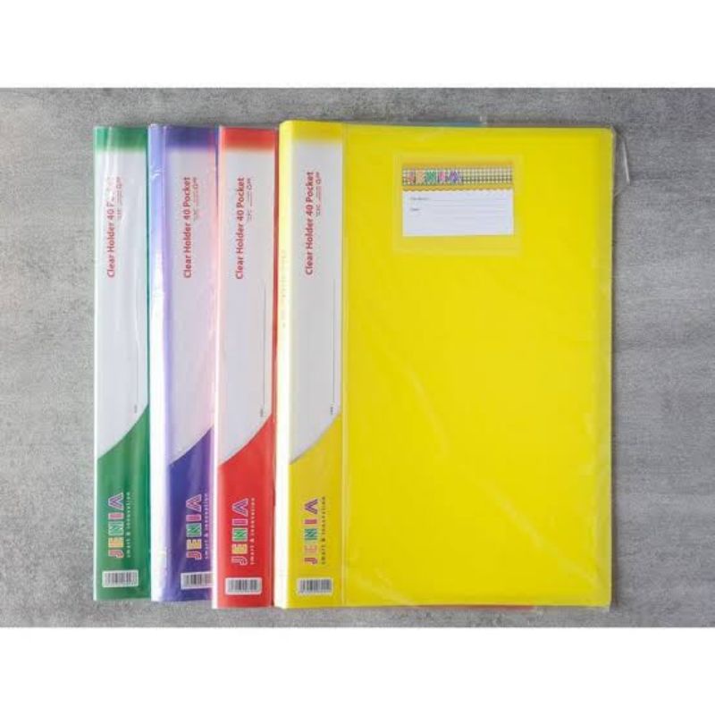 Clear Holder / Display Book / Map Plastik Folio 40 Lembar