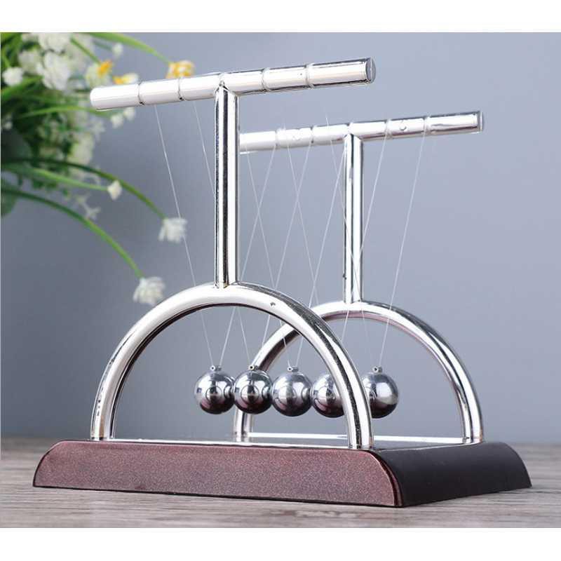 Balance Ball Pajangan Meja Pendulum Newton Model T Size S - LX013