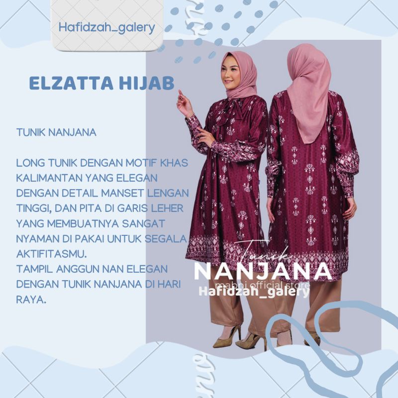 ELZATTA EDISI LEBARAN - Tunik Nanjana