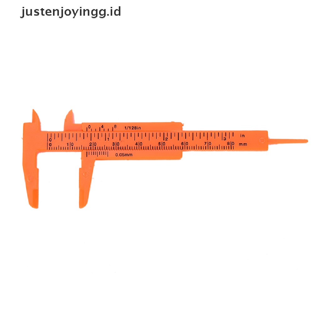 1 Pc Alat Ukur Caliper Mini Bahan Plastik Ukuran 80mm