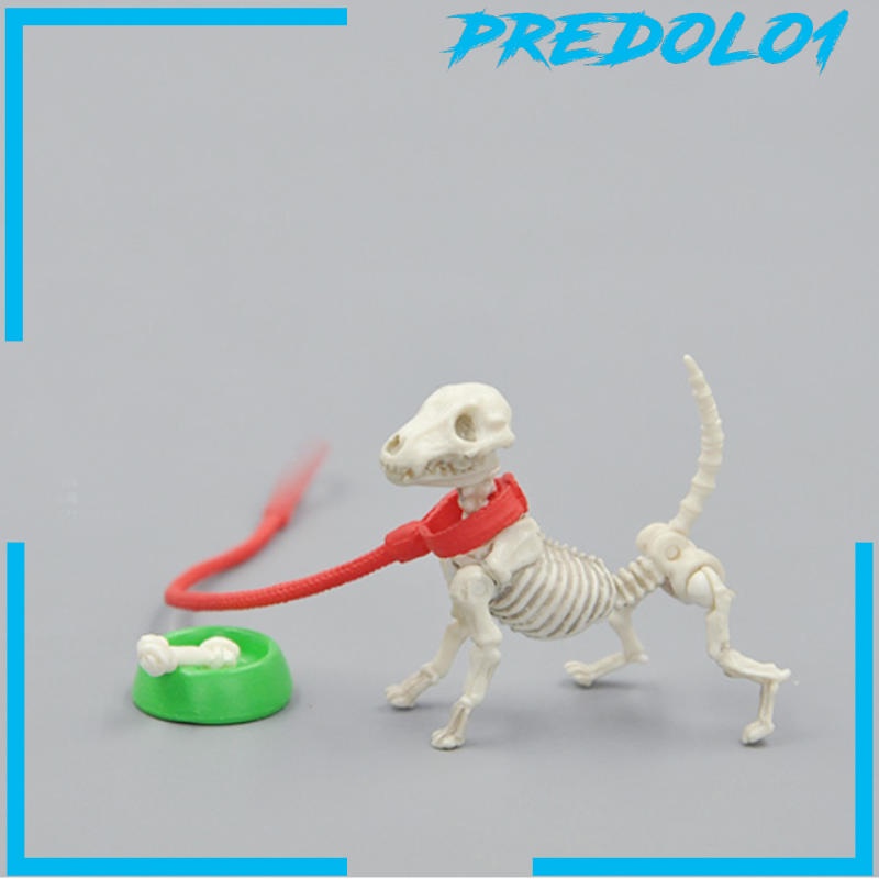 (Predolo1) Action Figure Pose Skeleton Dog Joints Dapat Digerakkan Untuk Koleksi