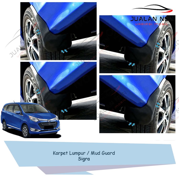Karpet Lumpur Mud Guard Mobil Sigra