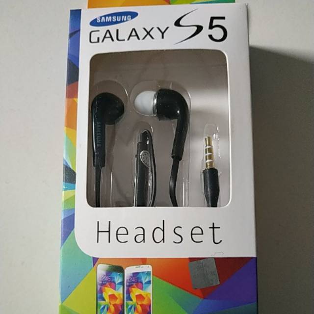 Headset Samsung Galaxi S5 Hitam