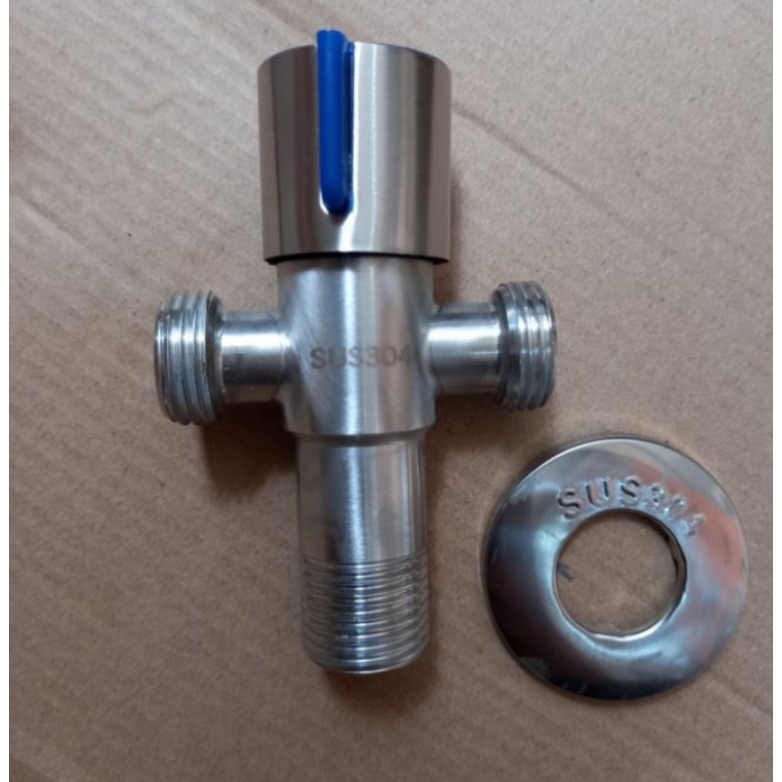 stop kran stainless SUS 304/stop kran cadang stainless asli 304
