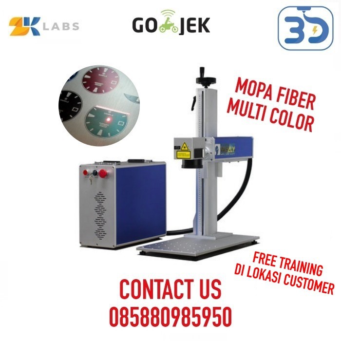 Zaiku Mopa Fiber Laser Marking 30x30 Cm 20 Watt Multi Color Engrave Besi Metal Shopee Indonesia