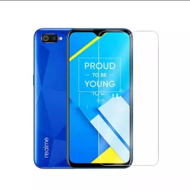 Tempered glass realme c2 /oppo A1K Bening Transparant