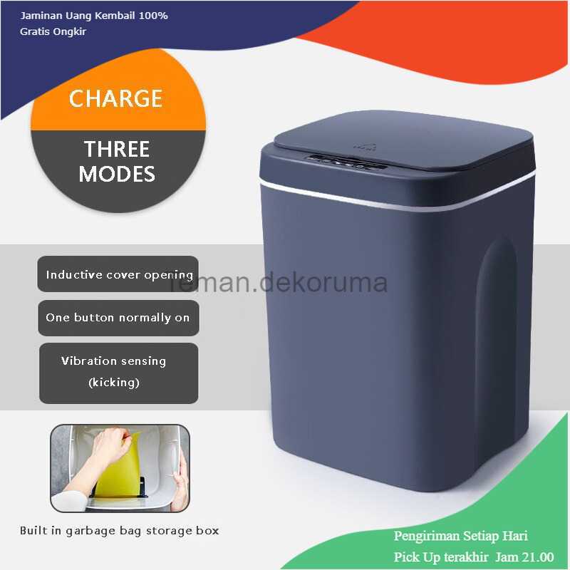 TD-DPR HOUSEWARE Tempat Sampah Smart Motion Sensor Charging Version 16L - L2