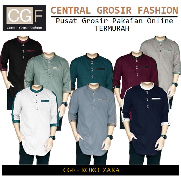 CGF 59300-61200-63219-65259-67137-69115 KOKO ZAKA Baju Koko Qurta Pria,Baju Koko Pria Terbaru,Termurah&Terlaris.-1