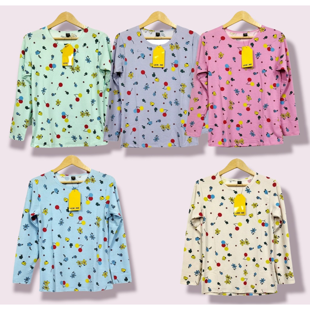 Kaos lemone wanita kaos lengan panjang lemone wanita atasan kaos wanita kaos lemone lengan panjang
