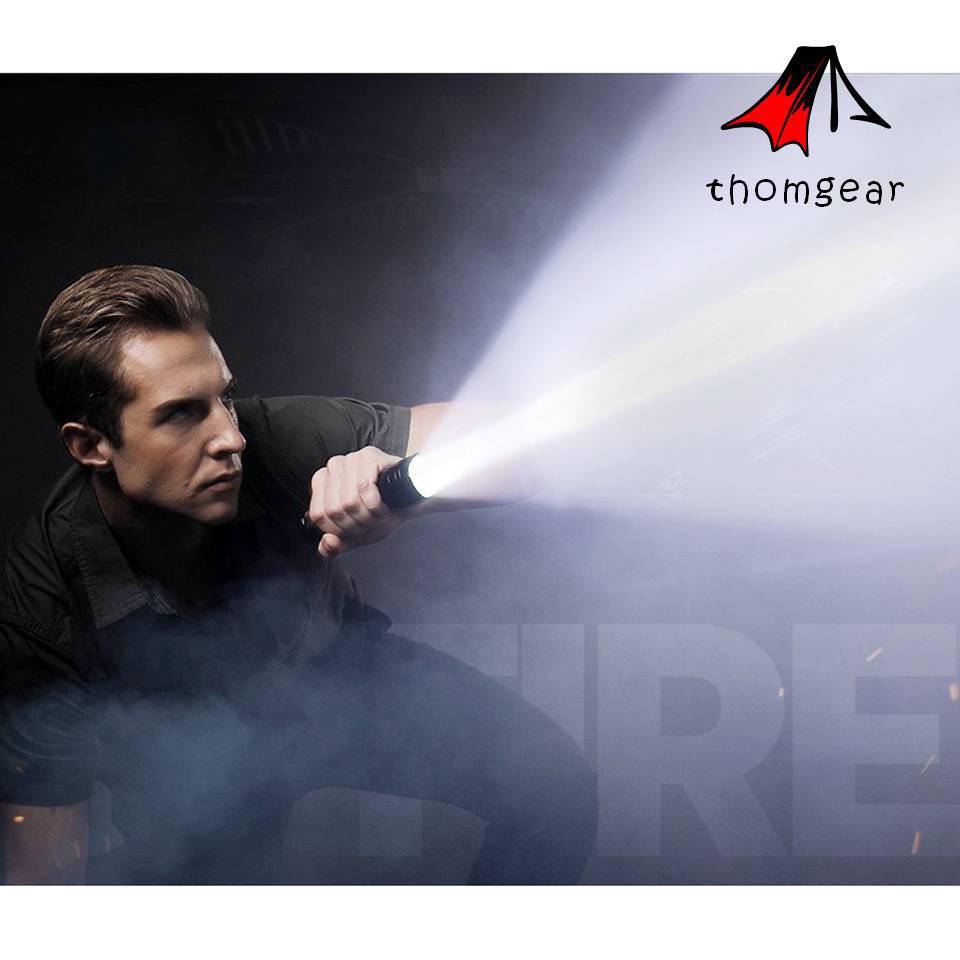 Thomgear Senter Led Murah Super Terang Cree Xm-L T6 2000 Lumens - E17