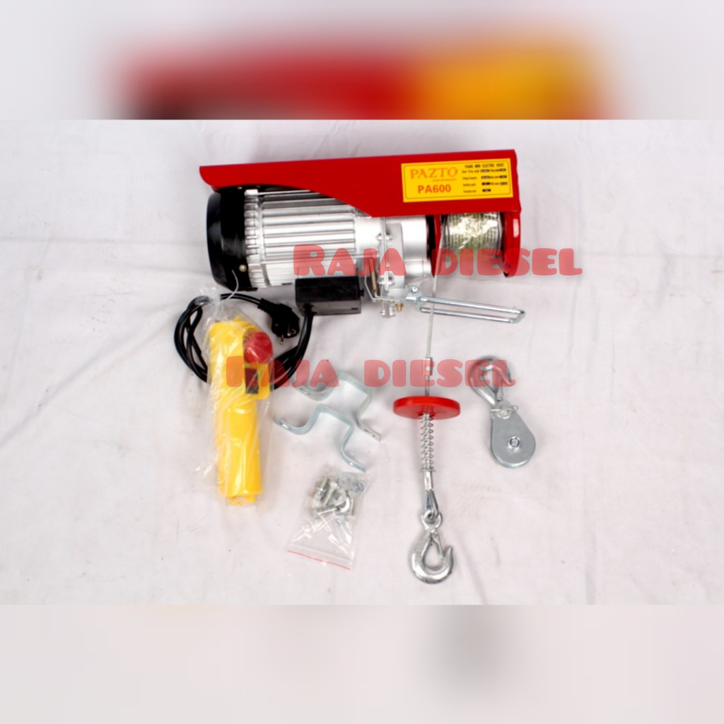 MINI ELECTRIC HOIST WIRE 600Kg HOIST KATROL CHAIN HOIST PA 600 20 METER
