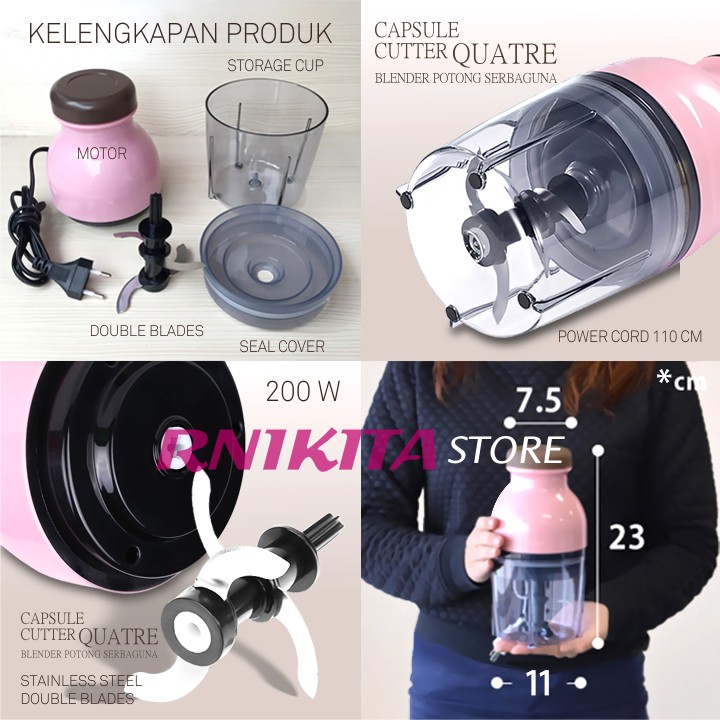 CAPSULE CUTTER QUATRE - Blender Potong Serbaguna