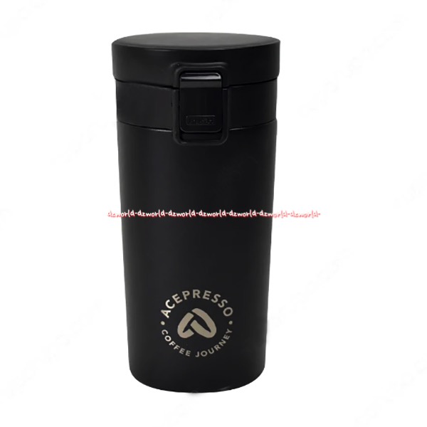 Acepresso Travel Tumbler 380ml Botol Vacum Flask Tahan Lama Panas Dingin 4jam Bottle Minuman Ace Presso Merah Hitam