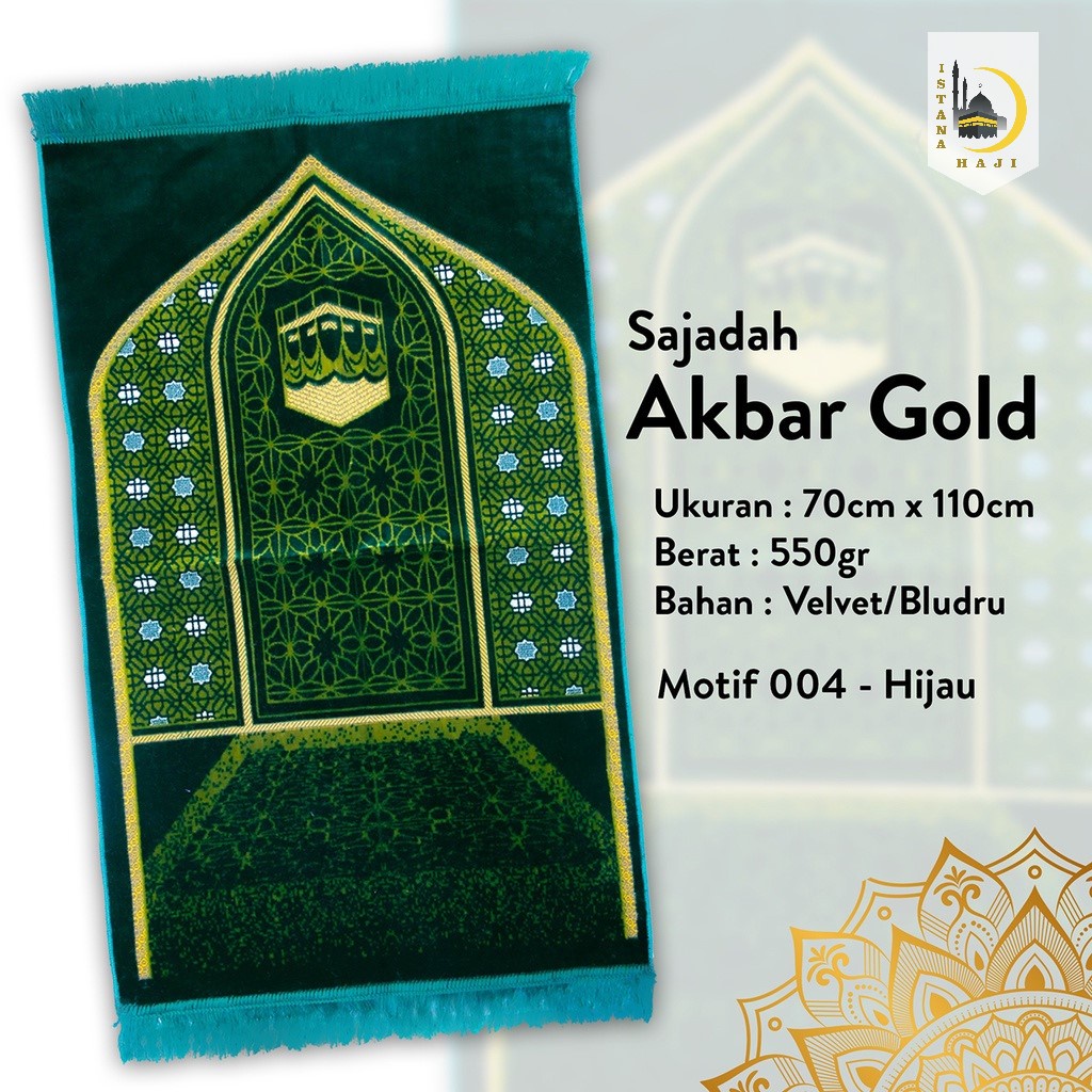 Sajadah Turki Dewasa Tebal Uk. 70x110 Model Terbaru Souvenir Haji Terlaris Lembut