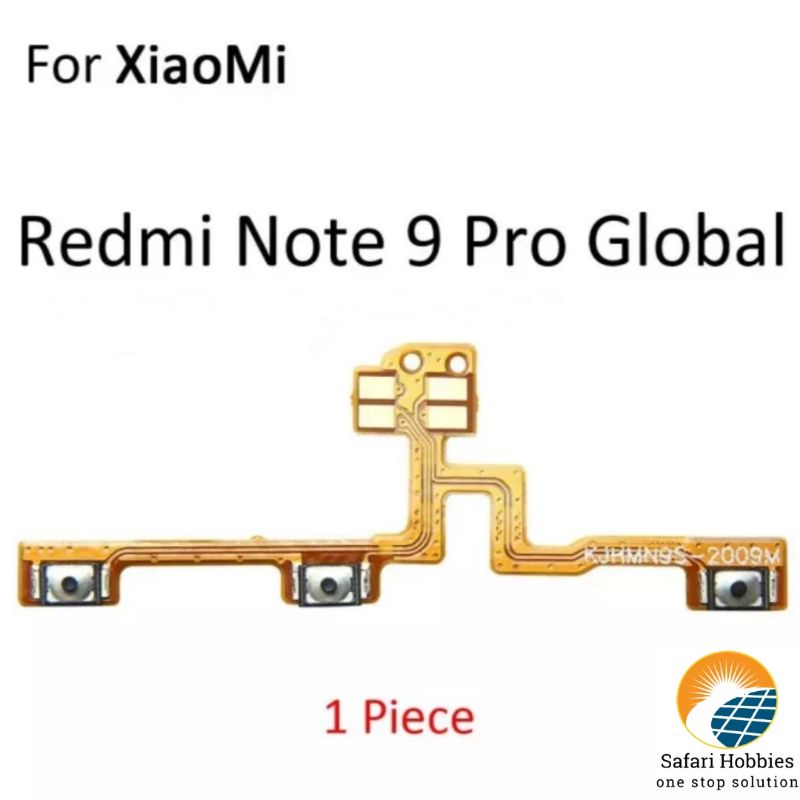 Fleksibel On Off Volume Xiaomi Redmi Note 9 Pro / Note 9 Pro Max / Note 9S