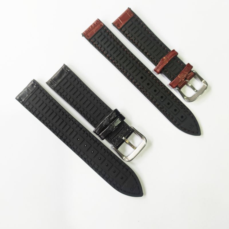 strap rubber motif kulit