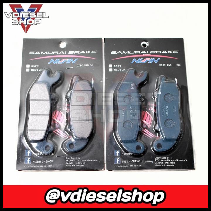 Kampas Rem Nissin Samurai Kaliper 2 Piston Original