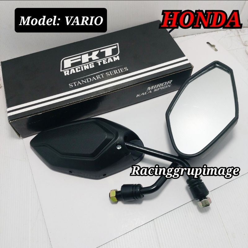 Spion Standar Bawaan Honda Vario 150 New Gagang Hitam - Spion Honda Standar Vario Beat Supra Scoopy Blade