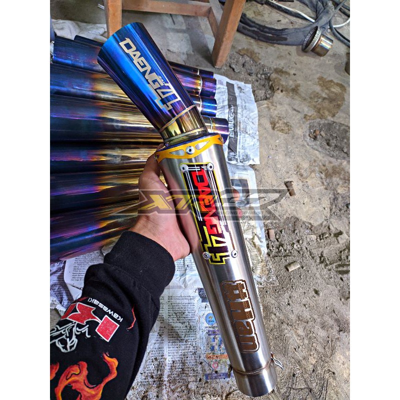 Knalpot Racing DAENGSAI4 Canister Only Free Laser Nama-3