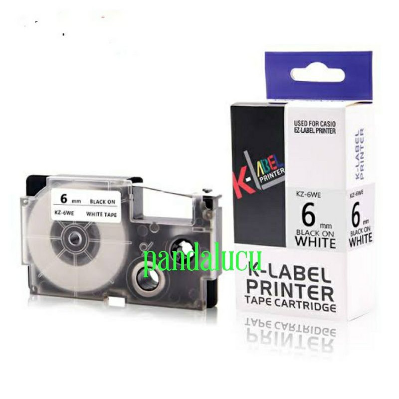 Label K-LABEL Printer 6 mm Compatible Casio EZ Label Tape Printer 6mm