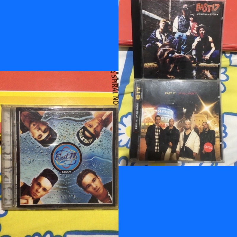 EAST 17 CD ALBUM STEAM - WALTHAMSTOW - E17 UP ALL NIGHT
