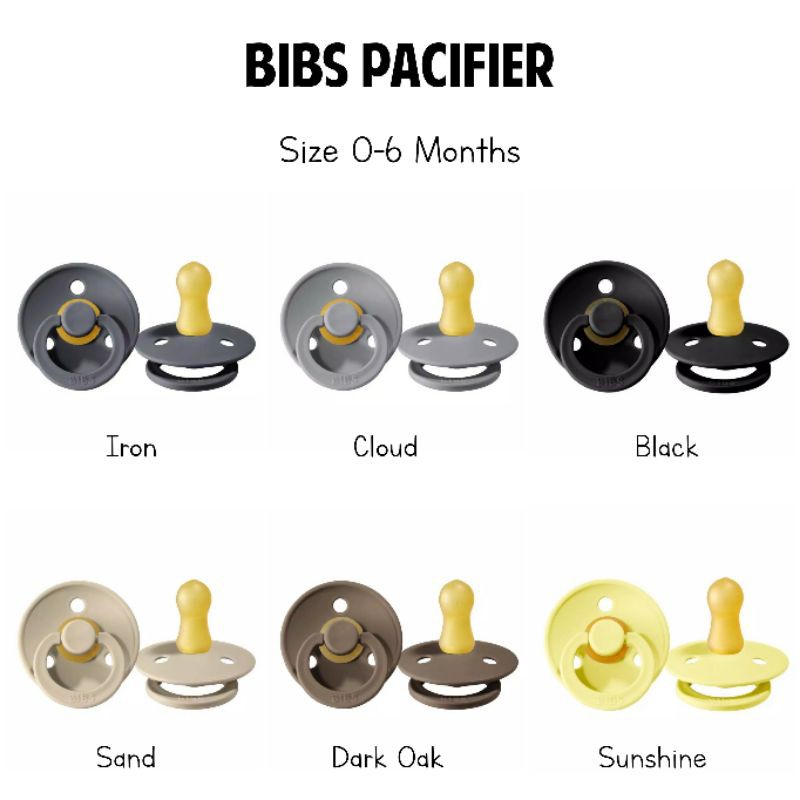 BIBS Pacifier - Size 1 (0-6 Months) / Empeng Bayi