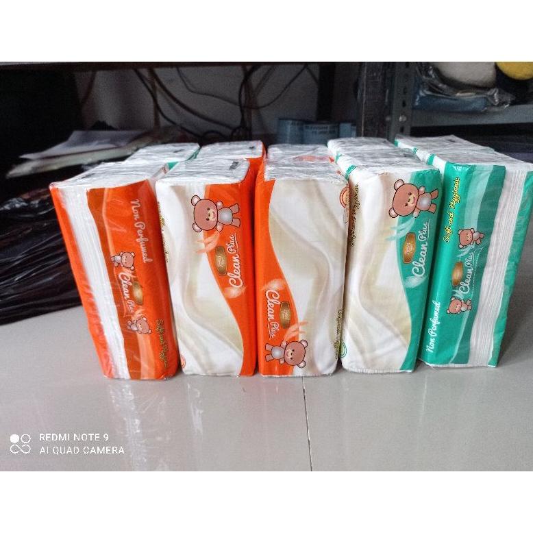 TISU CLEANPLUS PAKET 10 PCS -TISU WAJAH - SETARA TISU NICE TERLARISS...,,,,,