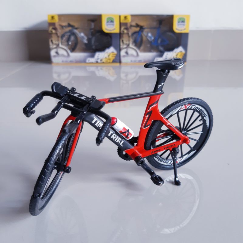 Diecast Sepeda Balap Time Trial Alloy - Miniatur Road Bike Bicycle